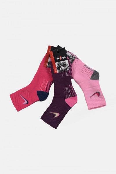 Design Socks Ημίκοντες μπουρνουζέ με σχέδιο 