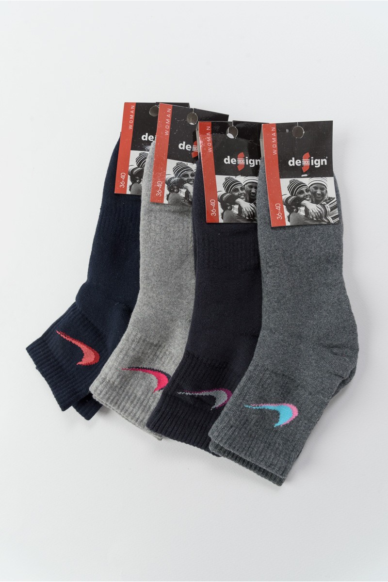 Design Socks Ημίκοντες μπουρνουζέ 4 PACK 8010213