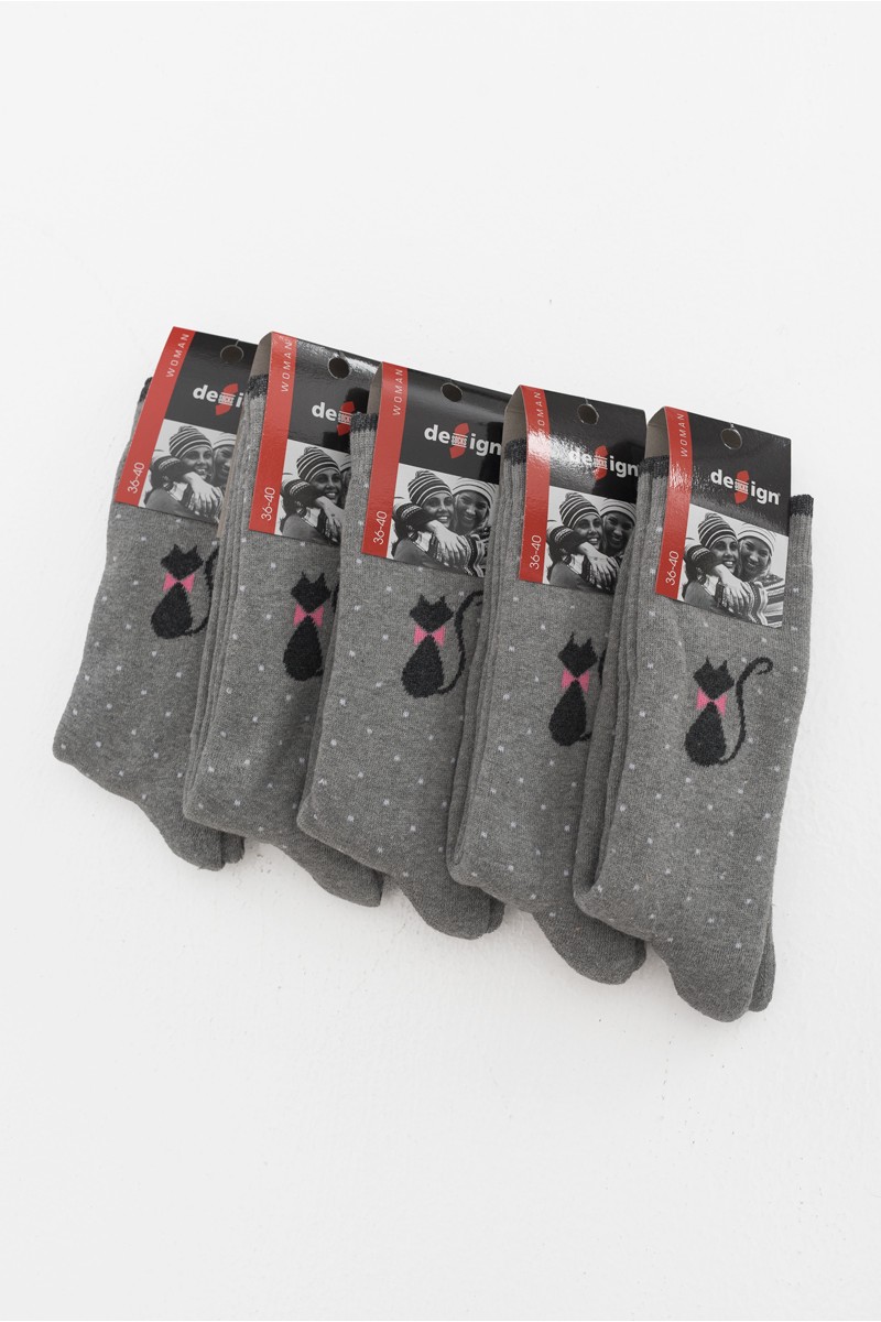 Γυναικείες κάλτσες DESIGN 5 PACK 8700116 Γυναικείες κάλτσες DESIGN 5 PACK 8700116