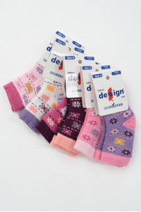 Βρεφικές κάλτσες DESIGN για κορίτσι 6 Ζεύγη