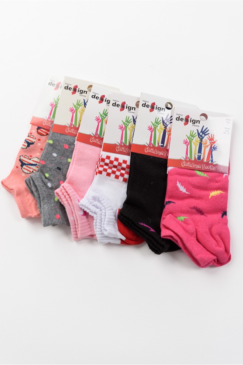Τυχαίας Επιλογής Παιδικές κάλτσες DESIGN Girl Combo 9
