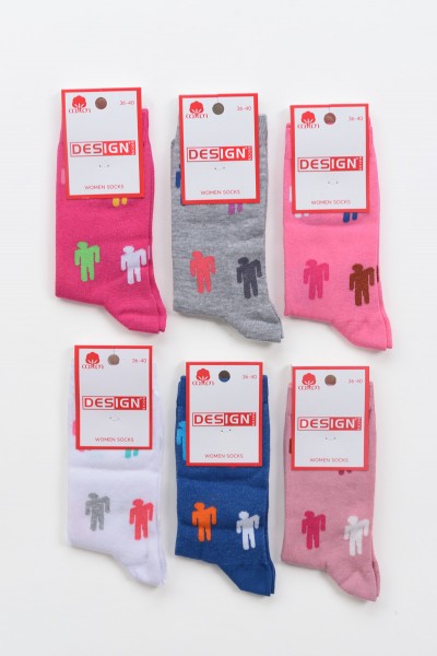 Γυναικείες κάλτσες DESIGN 6 PACK 7500895