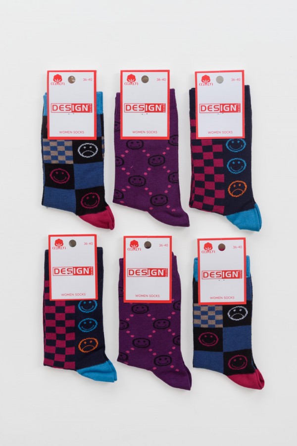 Γυναικείες κάλτσες DESIGN 6 PACK 7500946