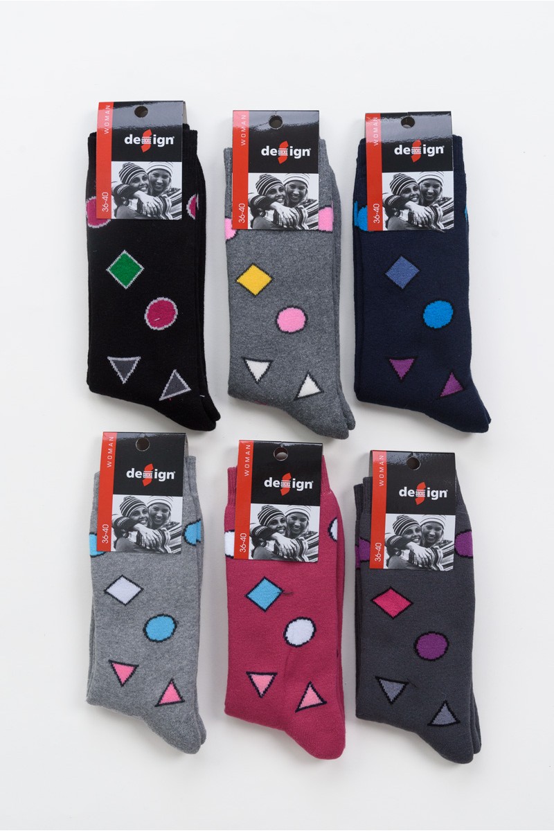 Γυναικείες κάλτσες DESIGN 6 PACK 8500201