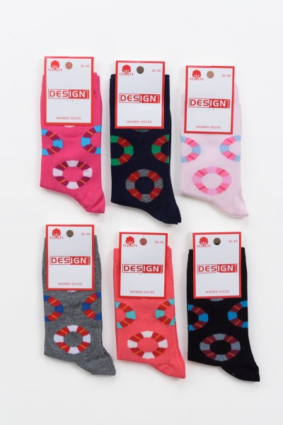 Γυναικείες κάλτσες DESIGN 6 PACK 7500853