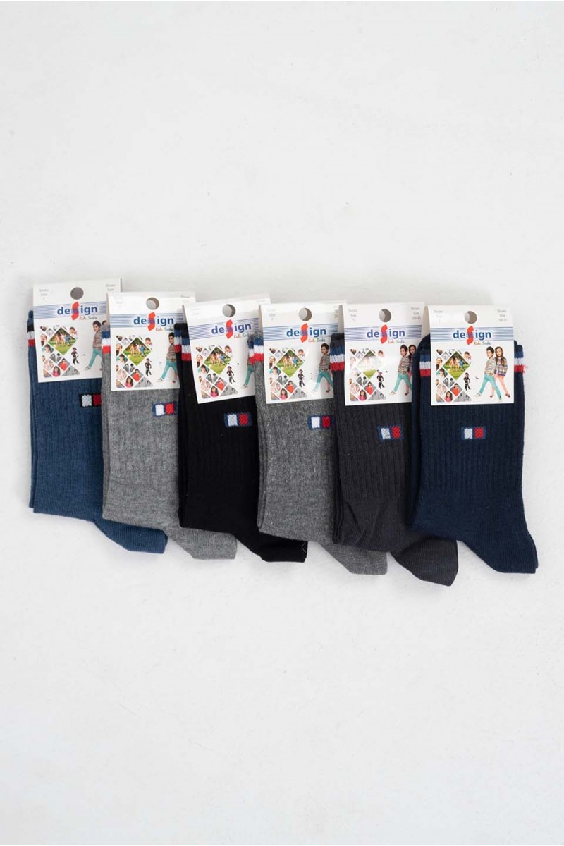 Παιδικές κάλτσες για αγόρι DESIGN 6 Pack 5507397