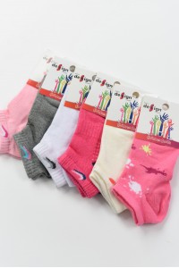 Κοντές κάλτσες κορίτσι Design 6 Pack 5004486 8