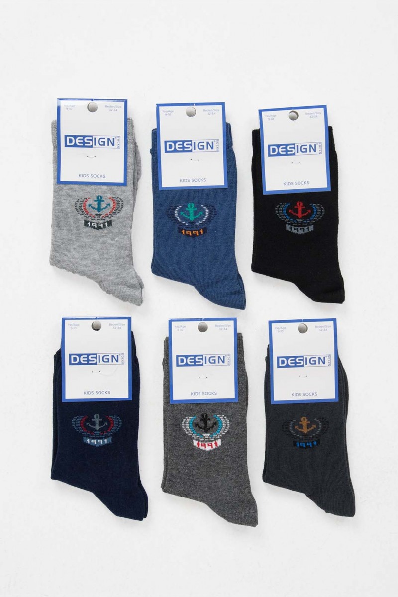 Παιδικές κάλτσες για αγόρι DESIGN 6 Pack 5509661