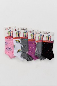 Κοντές κάλτσες κορίτσι Design 6 Pack 5004485