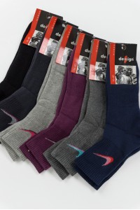 Design Socks Ημίκοντες μπουρνουζέ 6 PACK 8020213