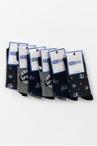 Παιδικές κάλτσες για αγόρι DESIGN 6 Pack 5509652