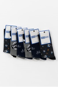 Παιδικές κάλτσες για αγόρι DESIGN 6 Pack 5509652 Παιδικές κάλτσες για αγόρι DESIGN 6 Pack 5509652