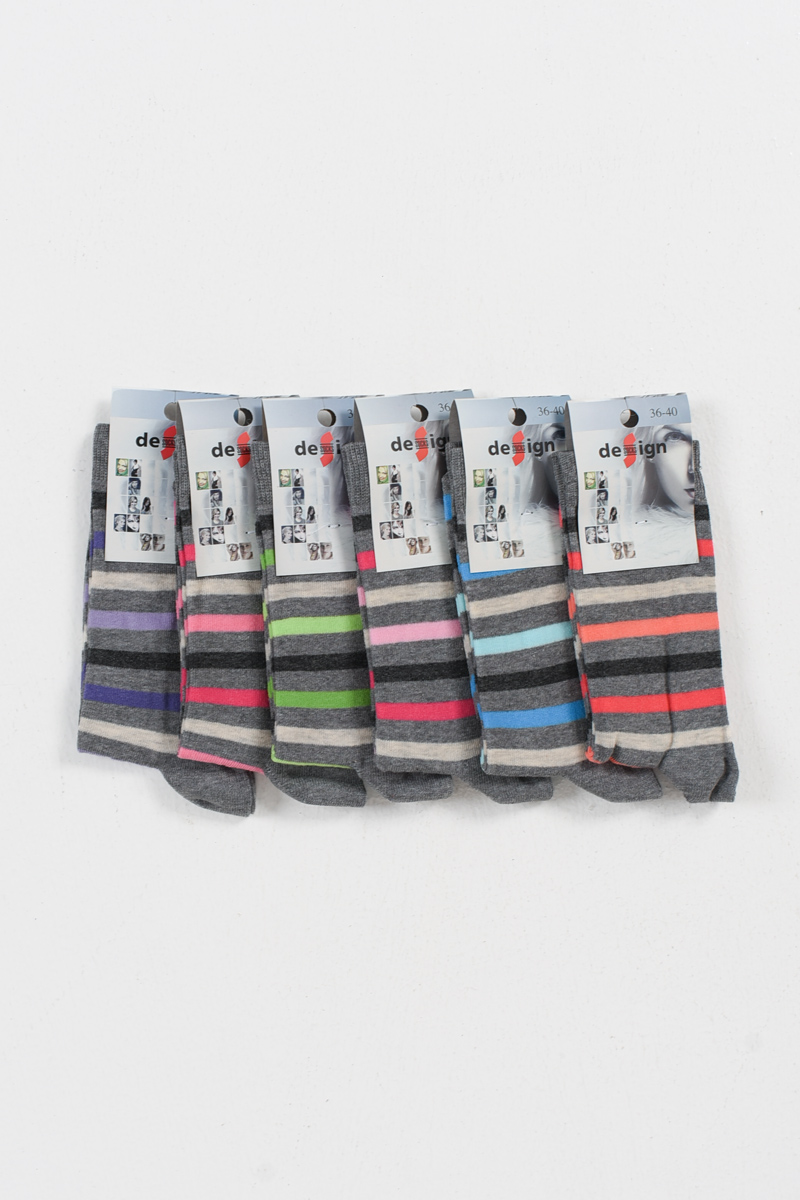 Γυναικείες κάλτσες DESIGN 6 PACK 7500610