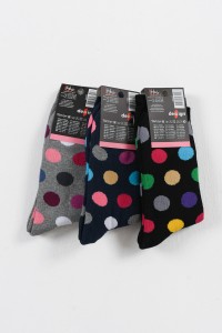 Γυναικείες κάλτσες DESIGN Πουά 3 PACK 8500270
