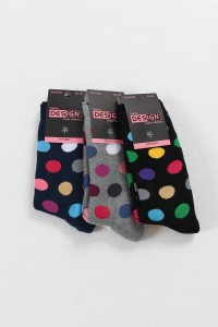 Γυναικείες κάλτσες DESIGN Πουά 3 PACK 8500270