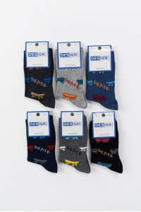 Παιδικές κάλτσες για αγόρι DESIGN 6 Pack 5507661