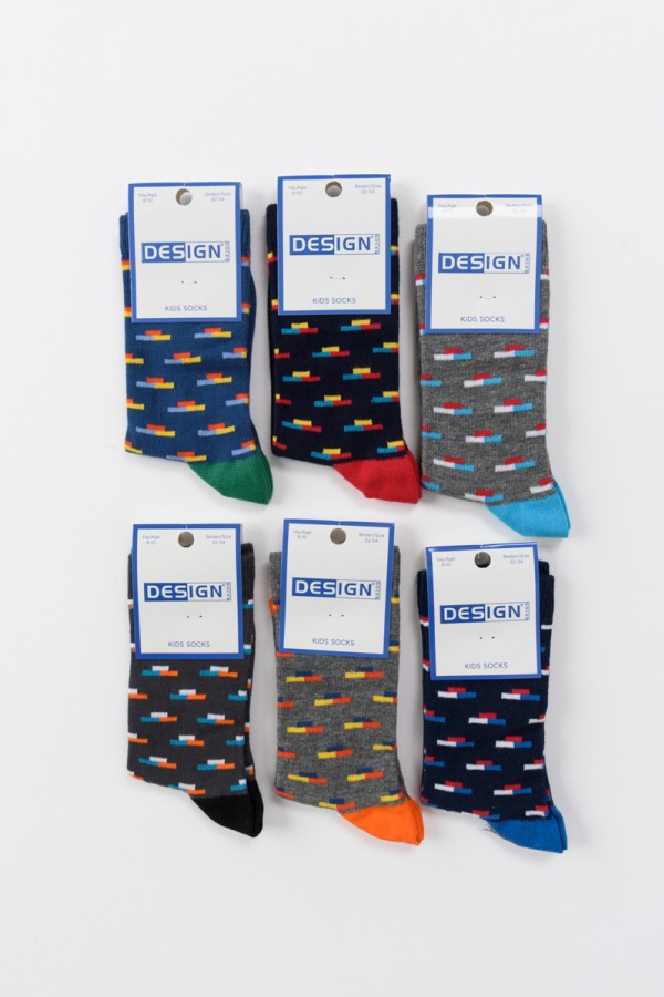 Παιδικές κάλτσες για αγόρι DESIGN 6 Pack 5509695