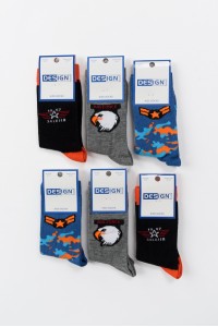 Παιδικές κάλτσες για αγόρι DESIGN 6 Pack 5509651