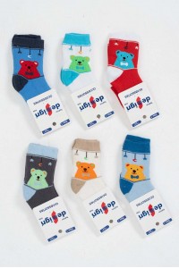 Βρεφικές κάλτσες DESIGN για αγόρι 6 Ζεύγη Bears