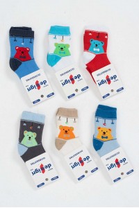 Βρεφικές κάλτσες DESIGN για αγόρι 6 Ζεύγη Bears Βρεφικές κάλτσες DESIGN για αγόρι 6 Ζεύγη Bears