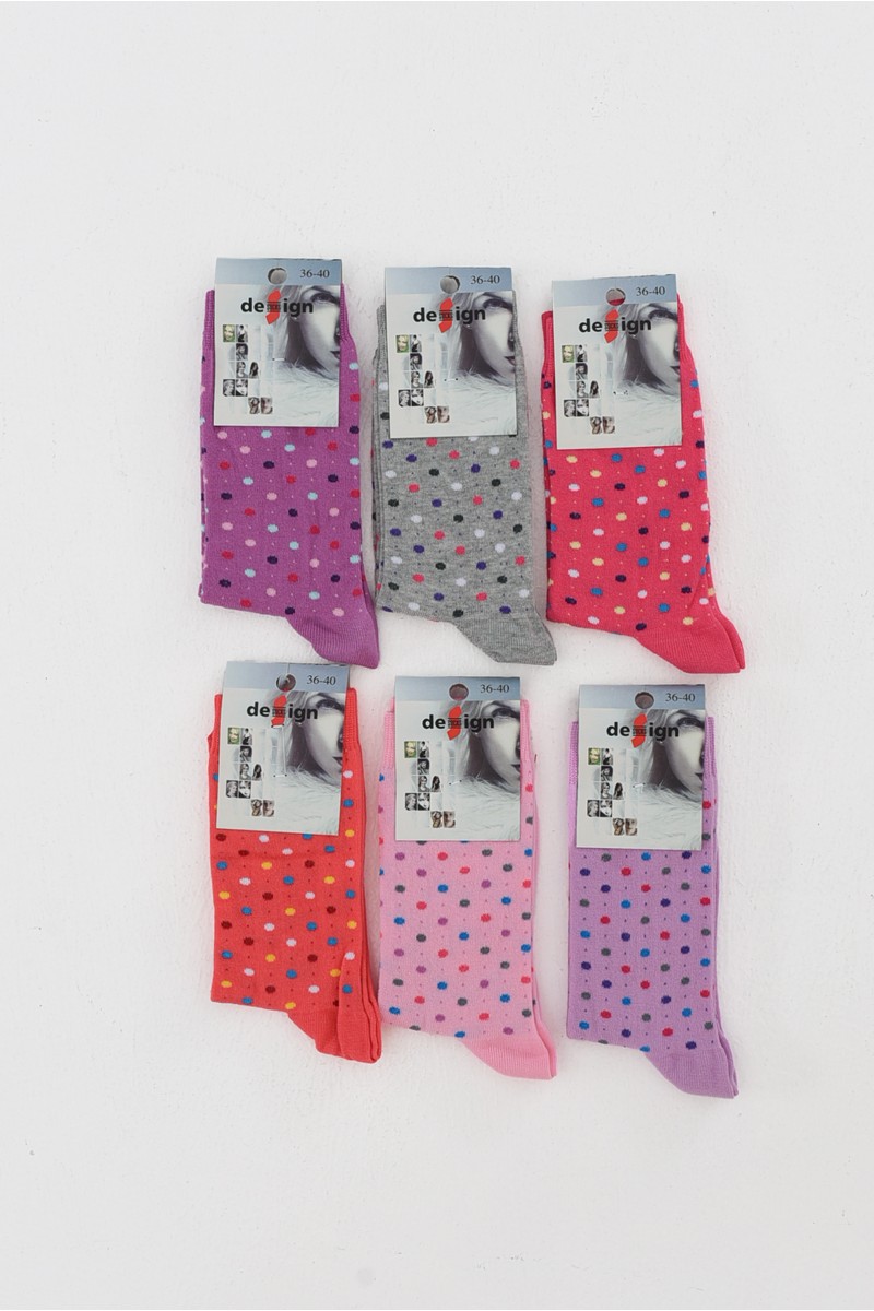 Γυναικείες κάλτσες DESIGN 6 PACK 7500226