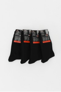 Χειμερινές κάλτσες μονόχρωμες DESIGN ΜΑΥΡΟ 6 Pack 8500020