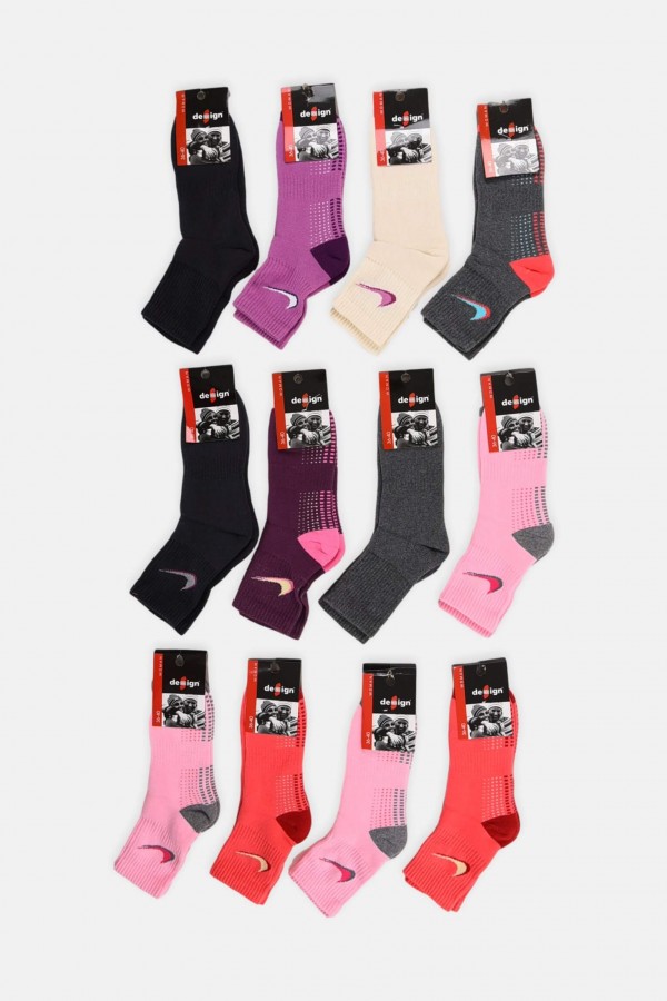 Design Socks Ημίκοντες μπουρνουζέ 12 PACK Combo 1
