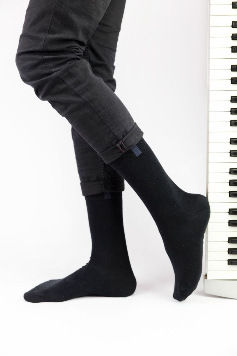 Αθλητικές κάλτσες DESIGN MAN Black Αθλητικές κάλτσες DESIGN MAN Black