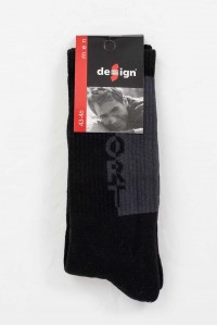 Αθλητικές κάλτσες DESIGN Sport Black New Αθλητικές κάλτσες DESIGN Sport Black New
