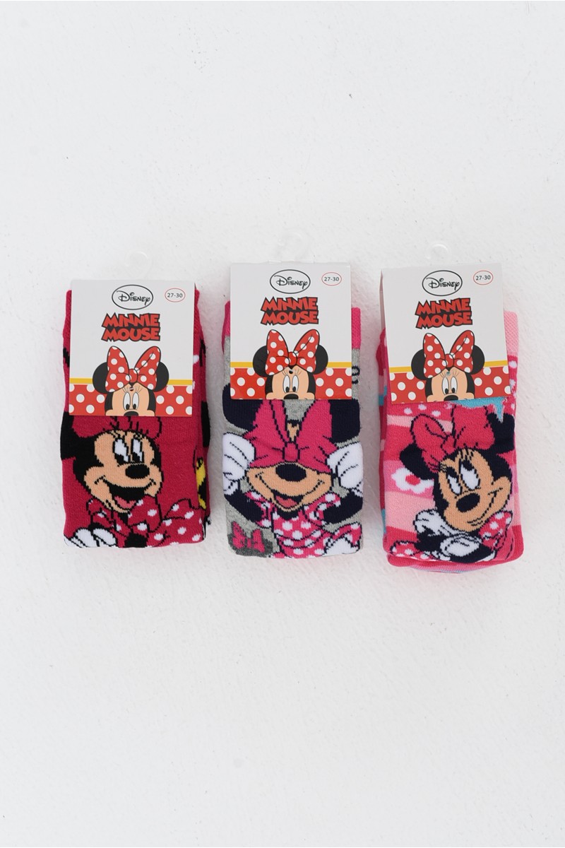 Παιδικές κάλτσες MINNIE MOUSE με βεντουζάκια MN03521 Παιδικές κάλτσες MINNIE MOUSE με βεντουζάκια MN03521