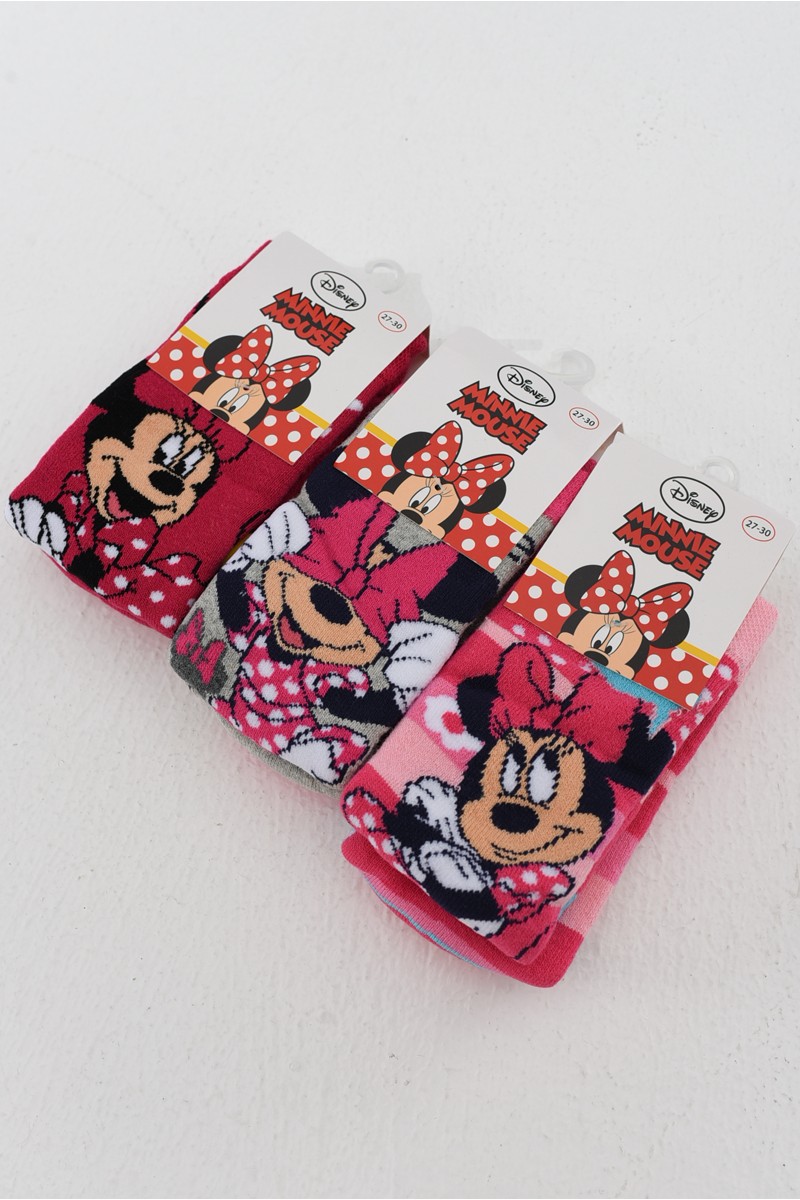 Παιδικές κάλτσες MINNIE MOUSE με βεντουζάκια MN03521 