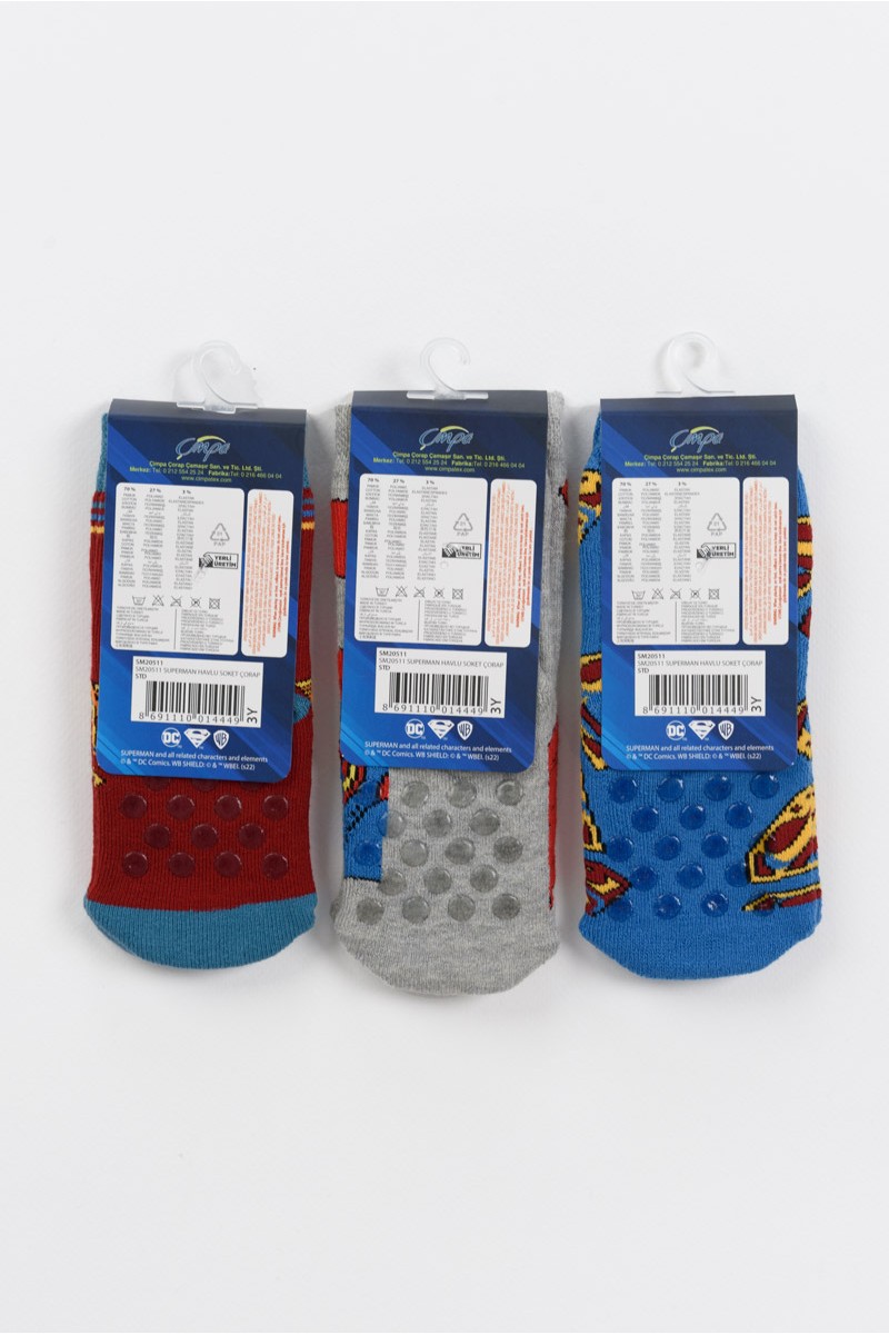 Κάλτσες DISNEY Superman με βεντουζάκια 20511