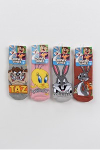 Κάλτσες με βεντούζες LOONEY TUNES 4 Pack 20498