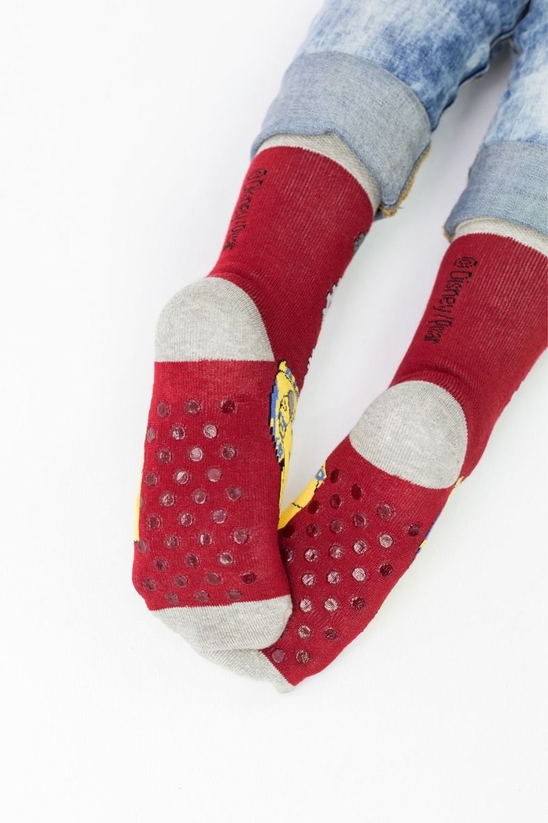 Παιδικές κάλτσες DISNEY CARS με βεντουζάκια 3 Pack 508