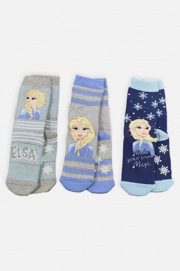 Παιδικές κάλτσες DISNEY FROZEN με βεντουζάκια 2021