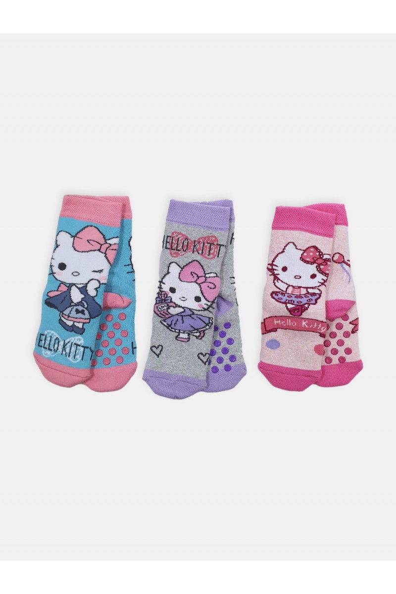Παιδικές κάλτσες DISNEY HELLO KITTY με βεντουζάκια 2021 Παιδικές κάλτσες DISNEY HELLO KITTY με βεντουζάκια 2021