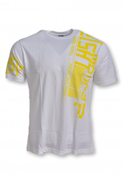 Ανδρικό T-Shirt Helios Trade Mark Λευκό