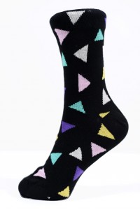 Γυναικείες Κάλτσες Λεπτές Triangle Γκρι και Μαύρο