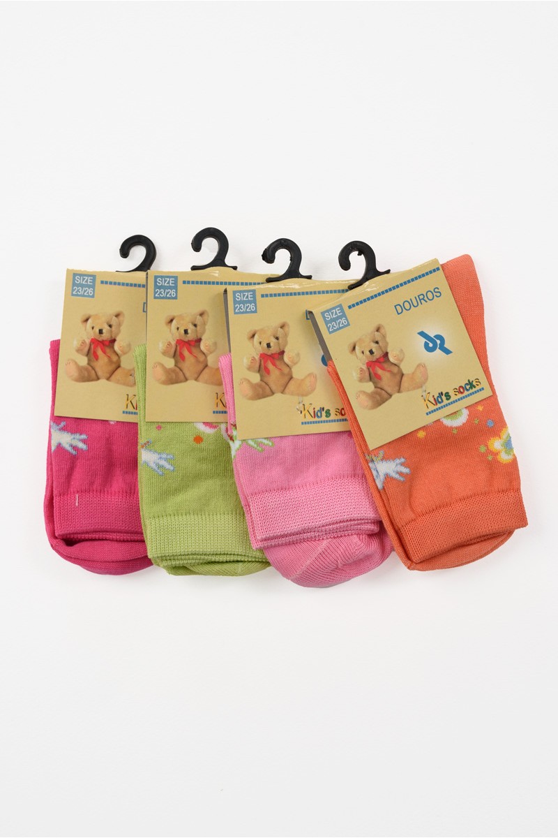 Παιδικές κάλτσες ημίκοντες DOUROS (4Pack) Colors Παιδικές κάλτσες ημίκοντες DOUROS (4Pack) Colors
