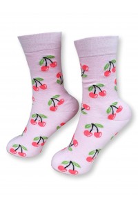 Γυναικείες Κάτσες με σχέδια Cherry ΟNESIZE 36-41 Γυναικείες Κάτσες με σχέδια Cherry ΟNESIZE 36-41