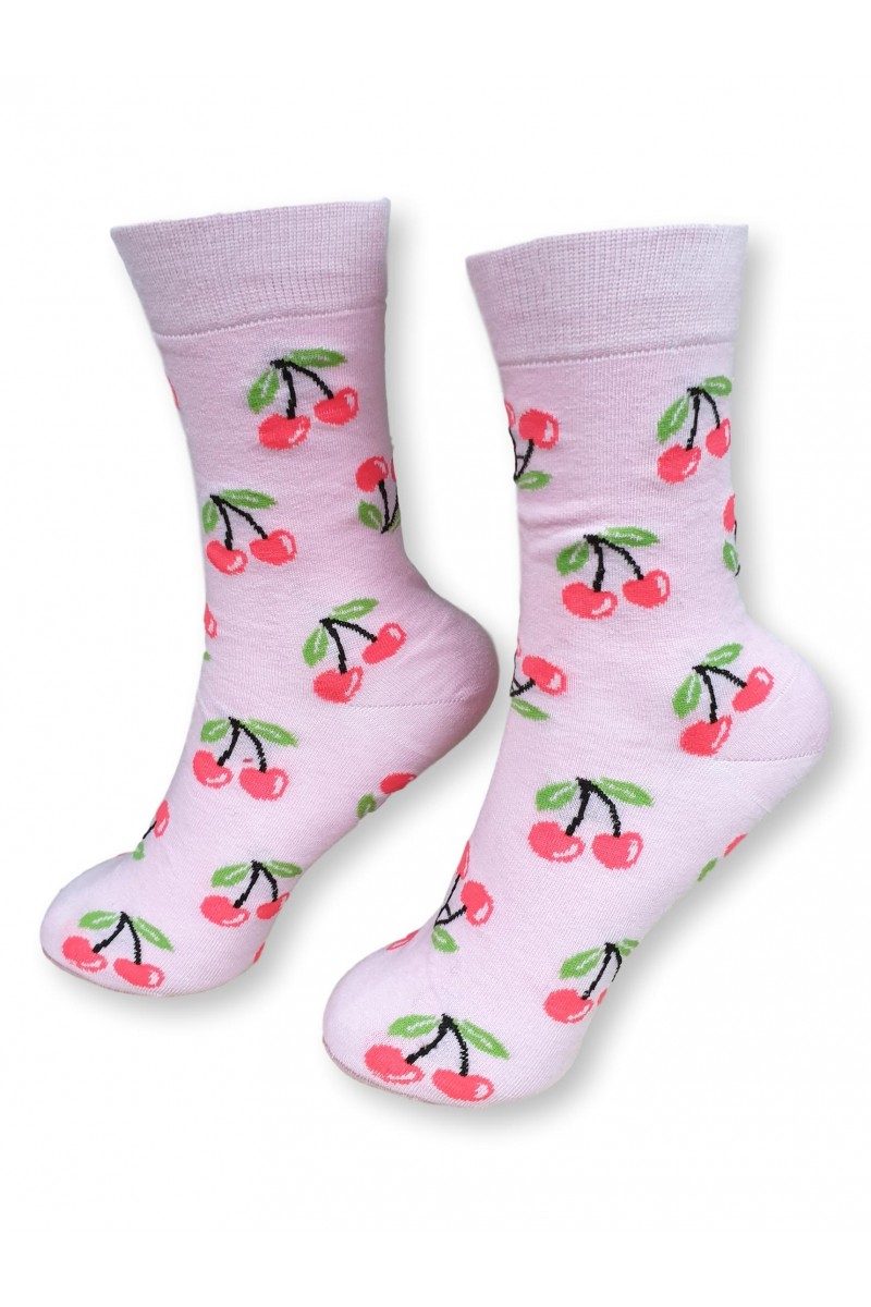 Γυναικείες Κάτσες με σχέδια Cherry ΟNESIZE 36-41 Γυναικείες Κάτσες με σχέδια Cherry ΟNESIZE 36-41