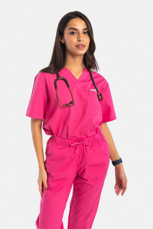 Νοσηλευτική μπλούζα Dr Scrub Γυναικεία Φουξ 