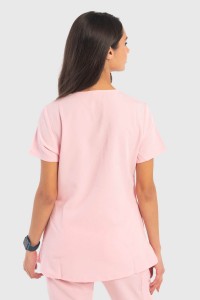 Γυναικεία ιατρική μπλούζα Dr Scrub Ροζ PRS01TFPI