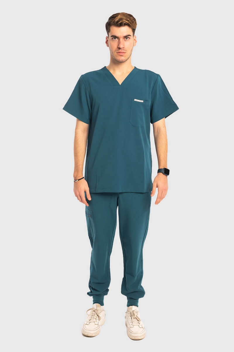 Ανδρική ιατρική μπλούζα Dr Scrub Κυπαρισσί PRS01TMCA