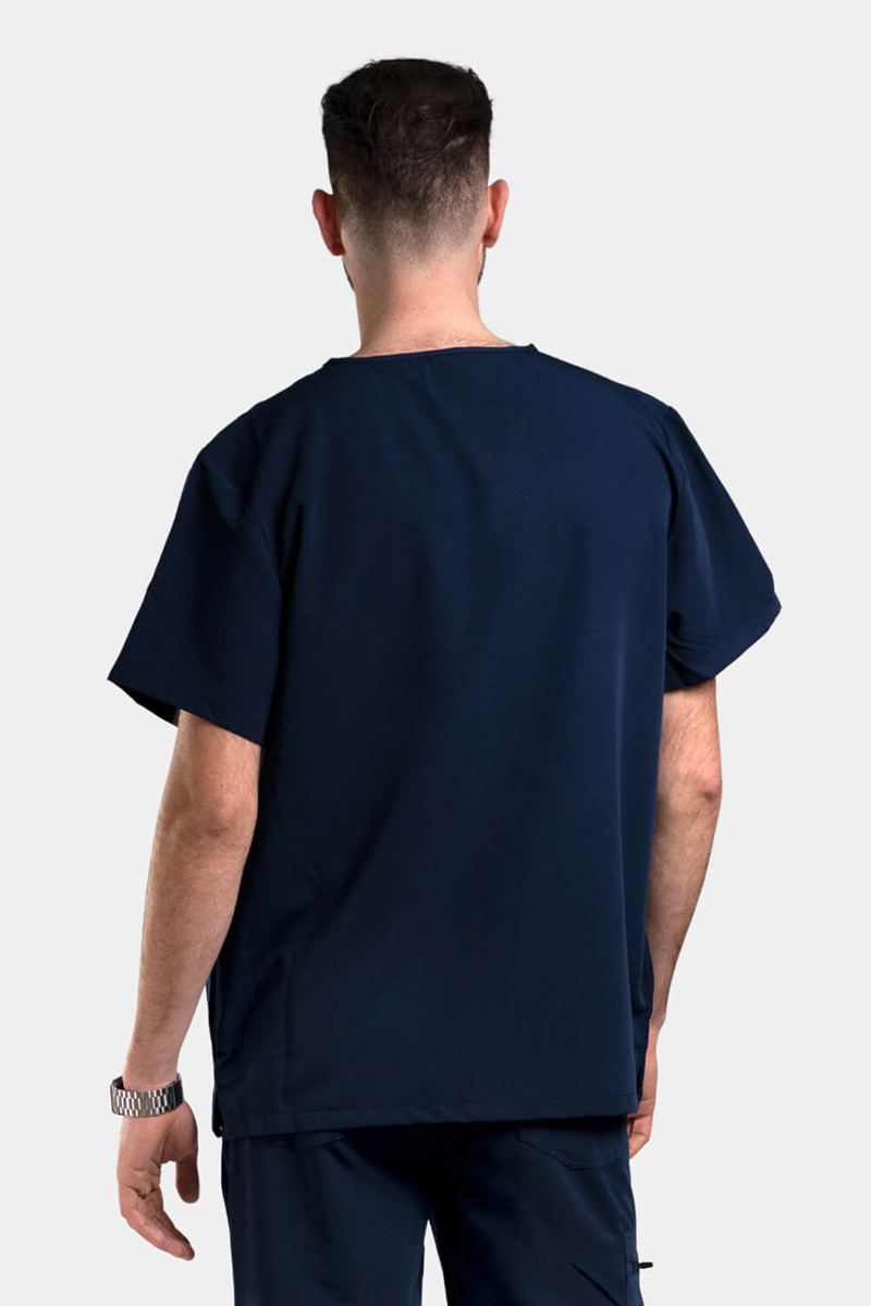 Ανδρική ιατρική μπλούζα Dr Scrub Μπλε Σκούρο PRS01TMNA