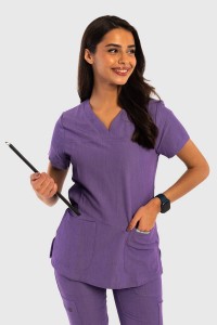 Γυναικεία ιατρική μπλούζα Dr Scrub ΜΩΒ PRS02TFMP