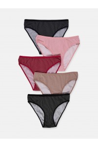 Γυναικεία εσώρουχα πουά SEXEN Classic 5 Pack