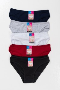 Γυναικεία Μονόχρωμα Σλιπ (5Pack) PowerFlower Γυναικεία Μονόχρωμα Σλιπ (5Pack) PowerFlower