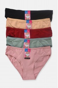 Γυναικεία Μονόχρωμα Σλιπ (5Pack) PowerFlower Γυναικεία Μονόχρωμα Σλιπ (5Pack) PowerFlower