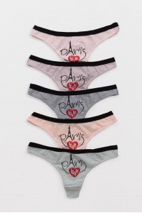 Εσώρουχα string Donella PARIS 5 Pack 2489 Εσώρουχα string Donella PARIS 5 Pack 2489